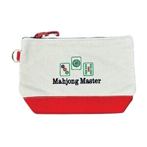 Magjong Master embroidered cotton bag - Like New